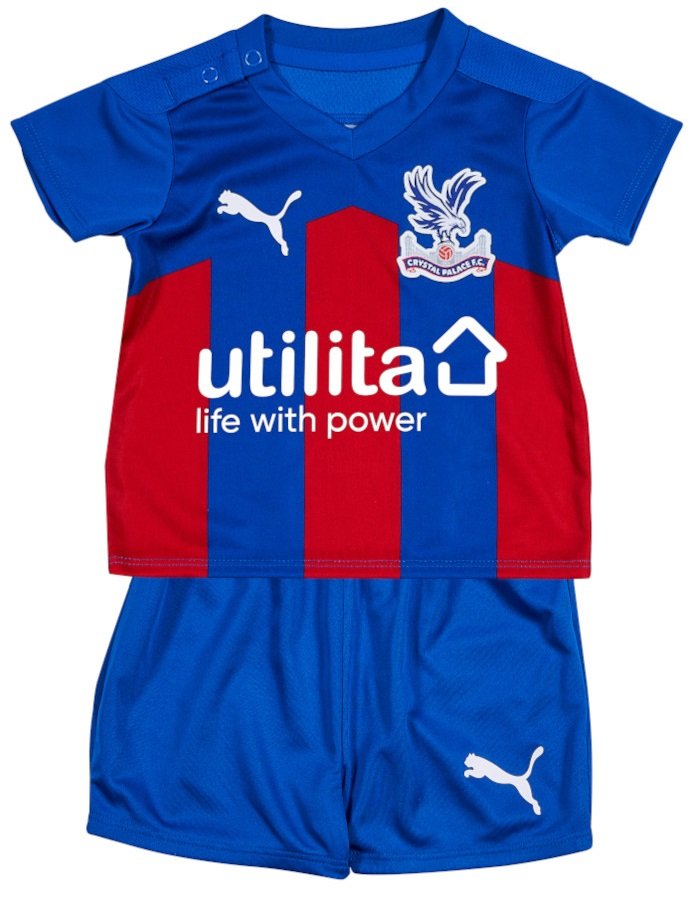 Kit infantil oficial Puma Crystal Palace 2020 2021 I jogador